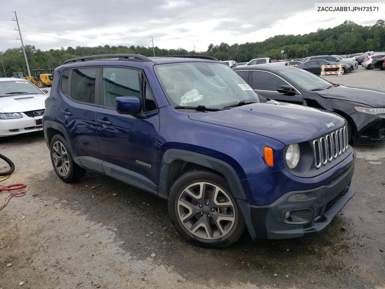 2018 Jeep Renegade Latitude VIN: ZACCJABB1JPH73571 Lot: 71192594