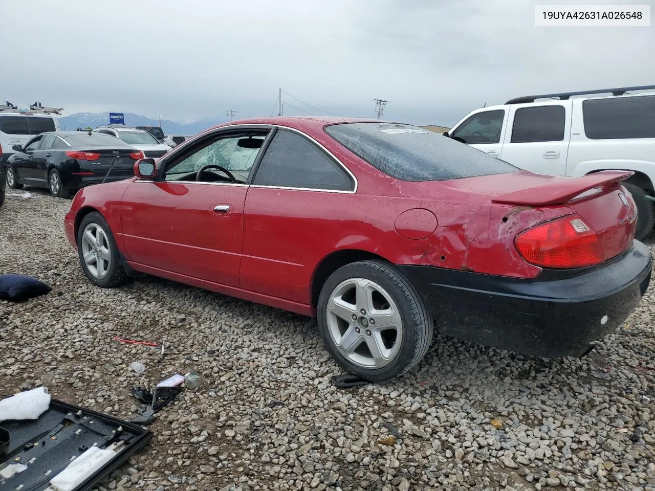 2001 Acura 3.2Cl Type-S VIN: 19UYA42631A026548 Lot: 67754634