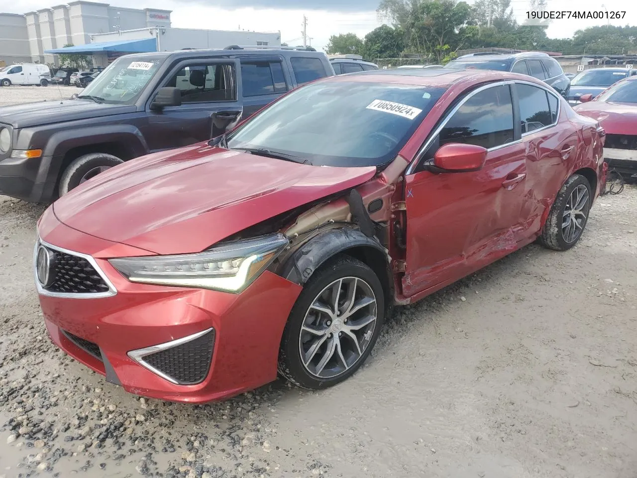 2021 Acura Ilx Premium VIN: 19UDE2F74MA001267 Lot: 70850924