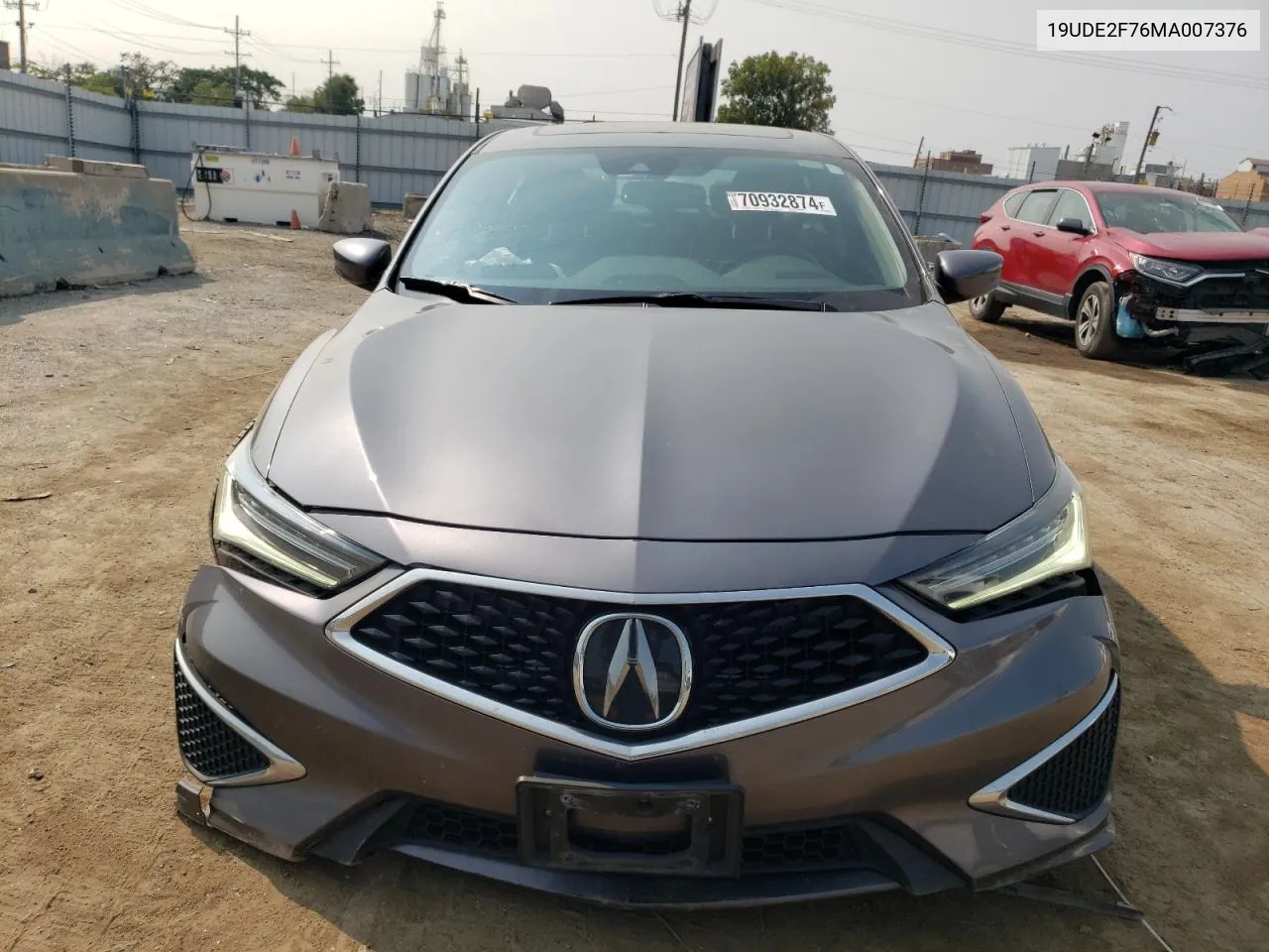 2021 Acura Ilx Premium VIN: 19UDE2F76MA007376 Lot: 70932874