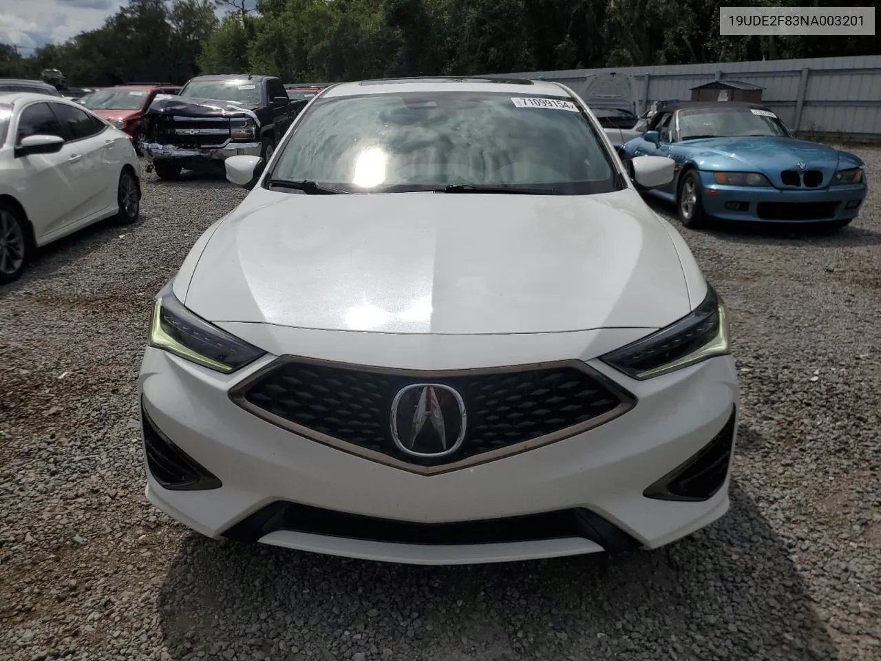 2022 Acura Ilx Premium A-Spec VIN: 19UDE2F83NA003201 Lot: 71099154