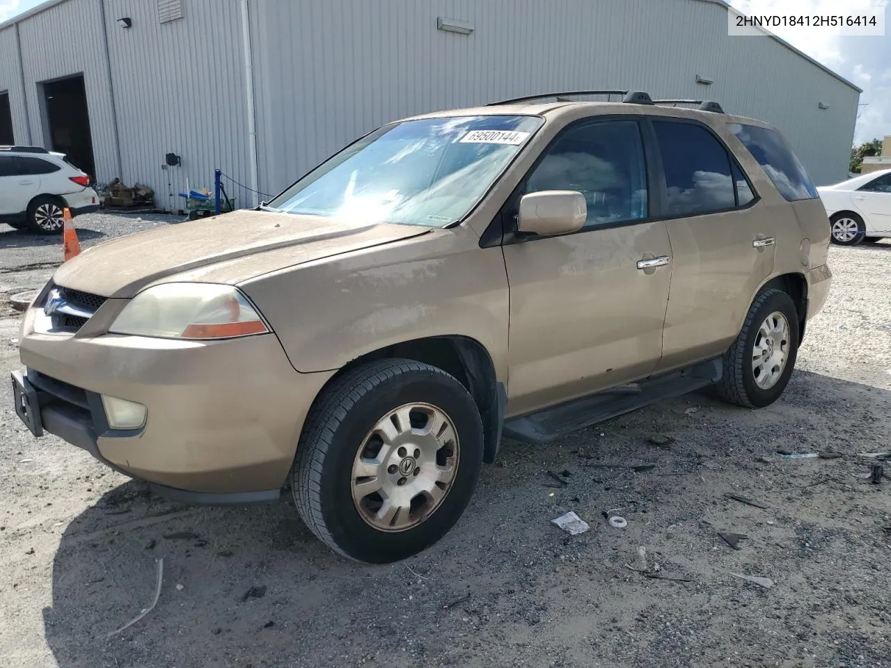 2002 Acura Mdx VIN: 2HNYD18412H516414 Lot: 69500144