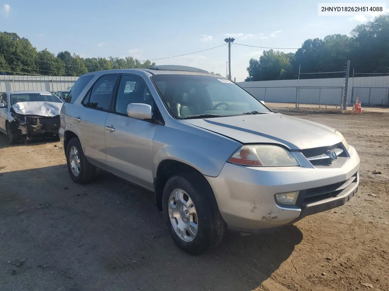 2002 Acura Mdx VIN: 2HNYD18262H514088 Lot: 70614934