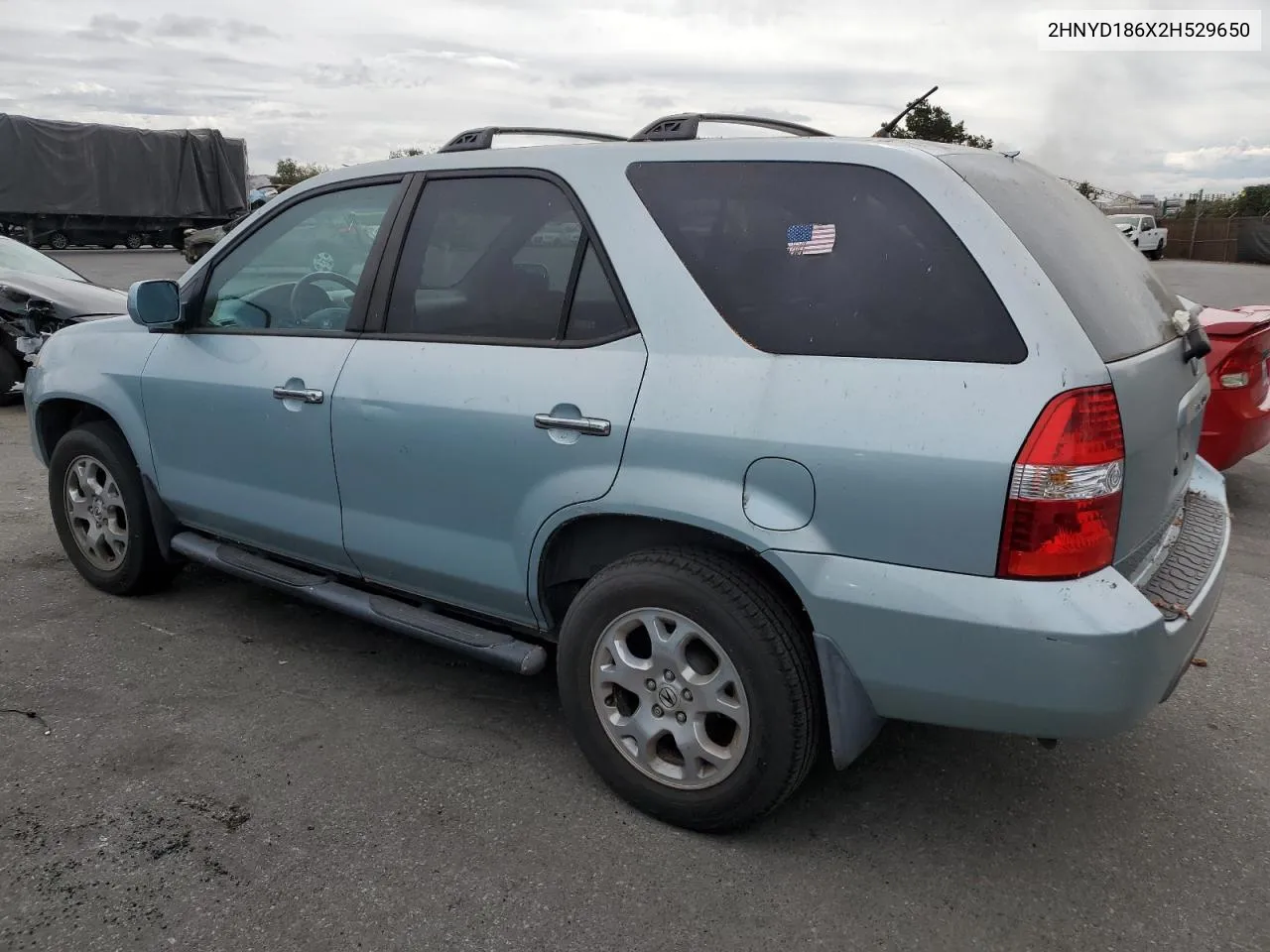 2002 Acura Mdx Touring VIN: 2HNYD186X2H529650 Lot: 72264004