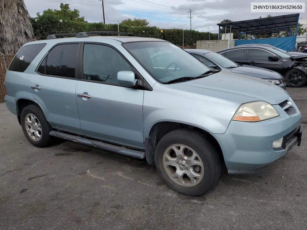 2002 Acura Mdx Touring VIN: 2HNYD186X2H529650 Lot: 72264004