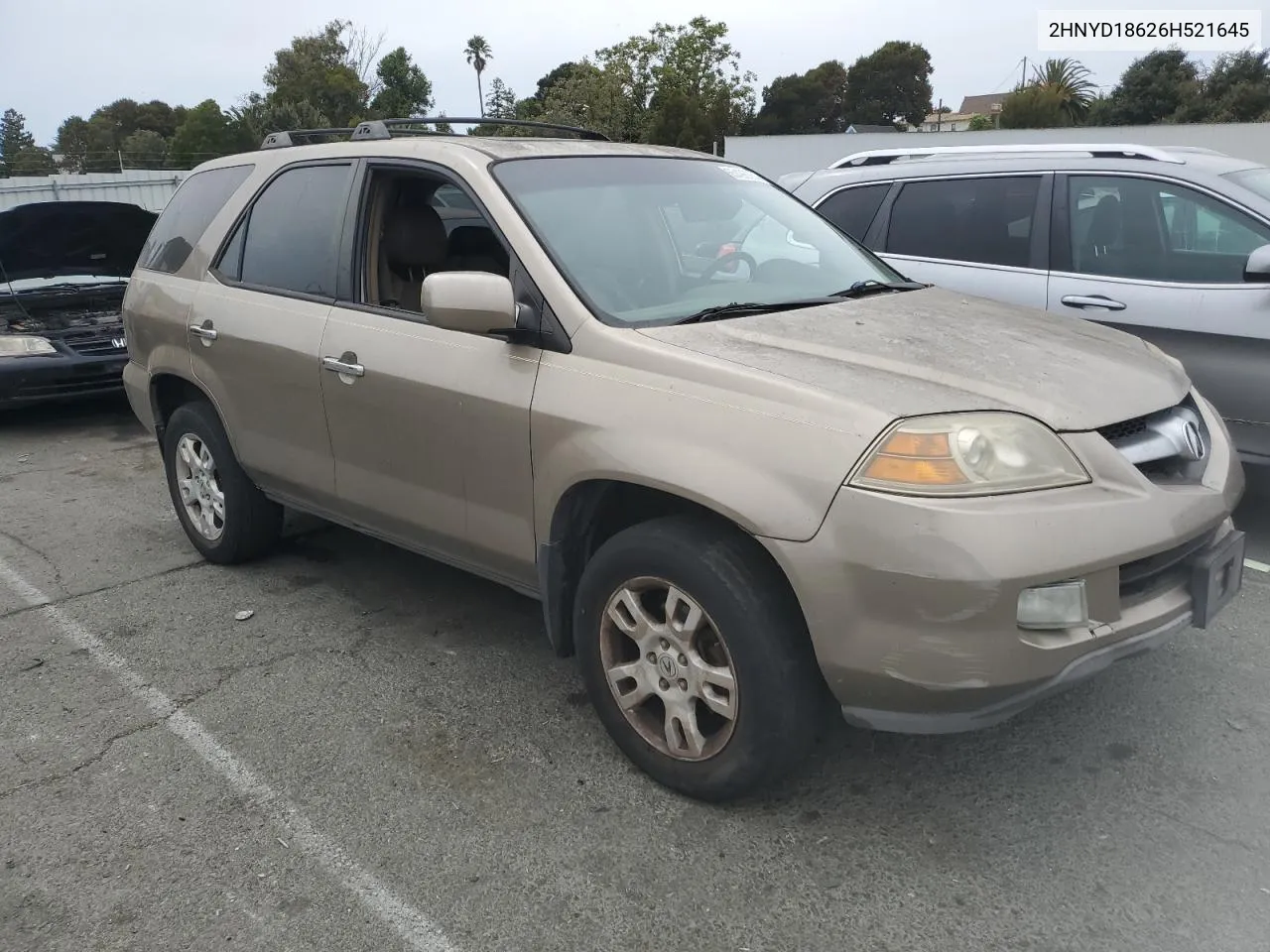 2006 Acura Mdx Touring VIN: 2HNYD18626H521645 Lot: 65498064