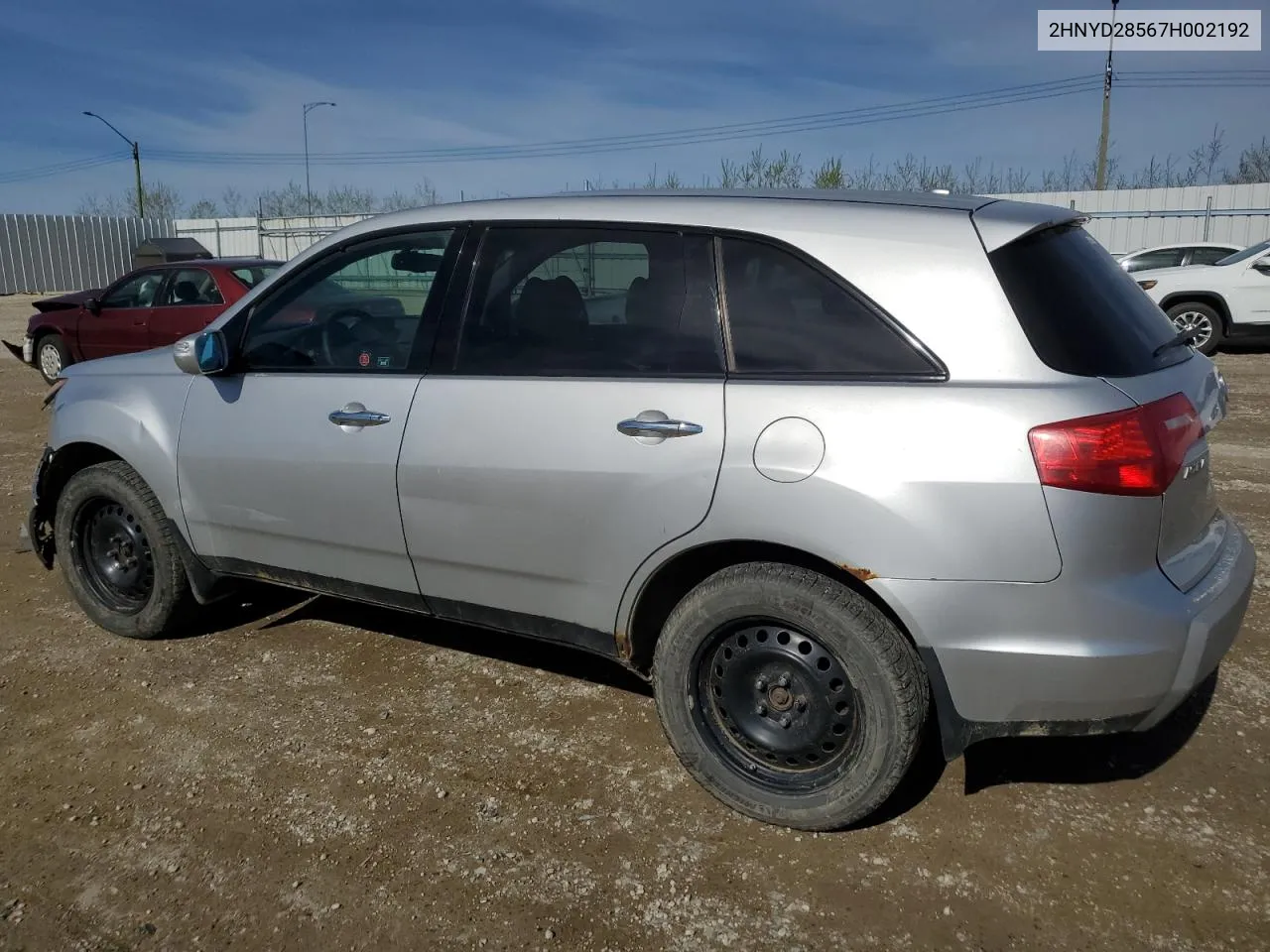 2HNYD28567H002192 2007 Acura Mdx Sport