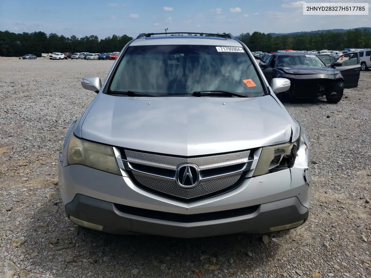 2007 Acura Mdx Technology VIN: 2HNYD28327H517785 Lot: 71795904