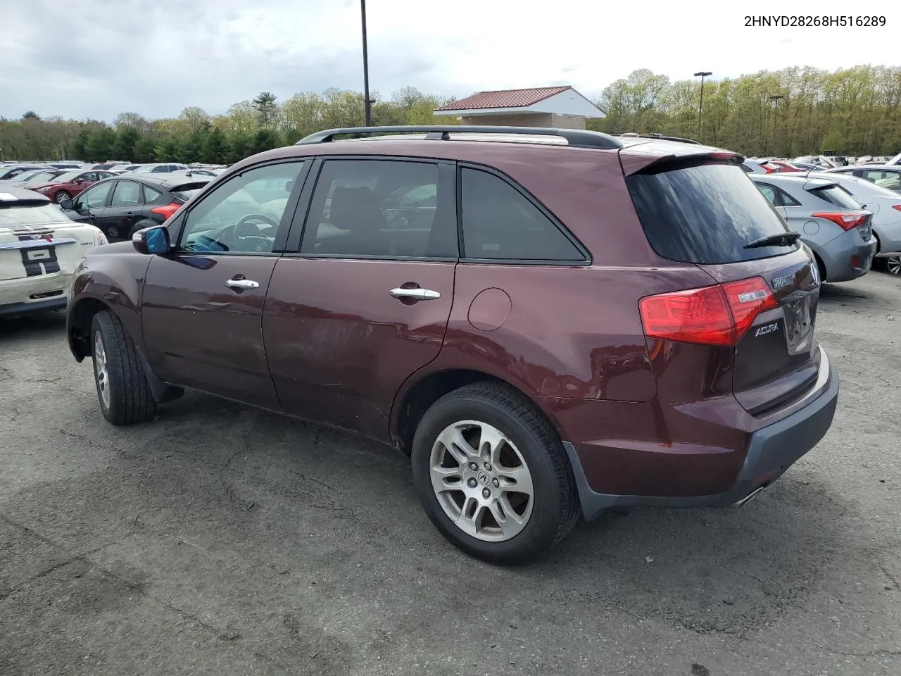 2008 Acura Mdx VIN: 2HNYD28268H516289 Lot: 52681054