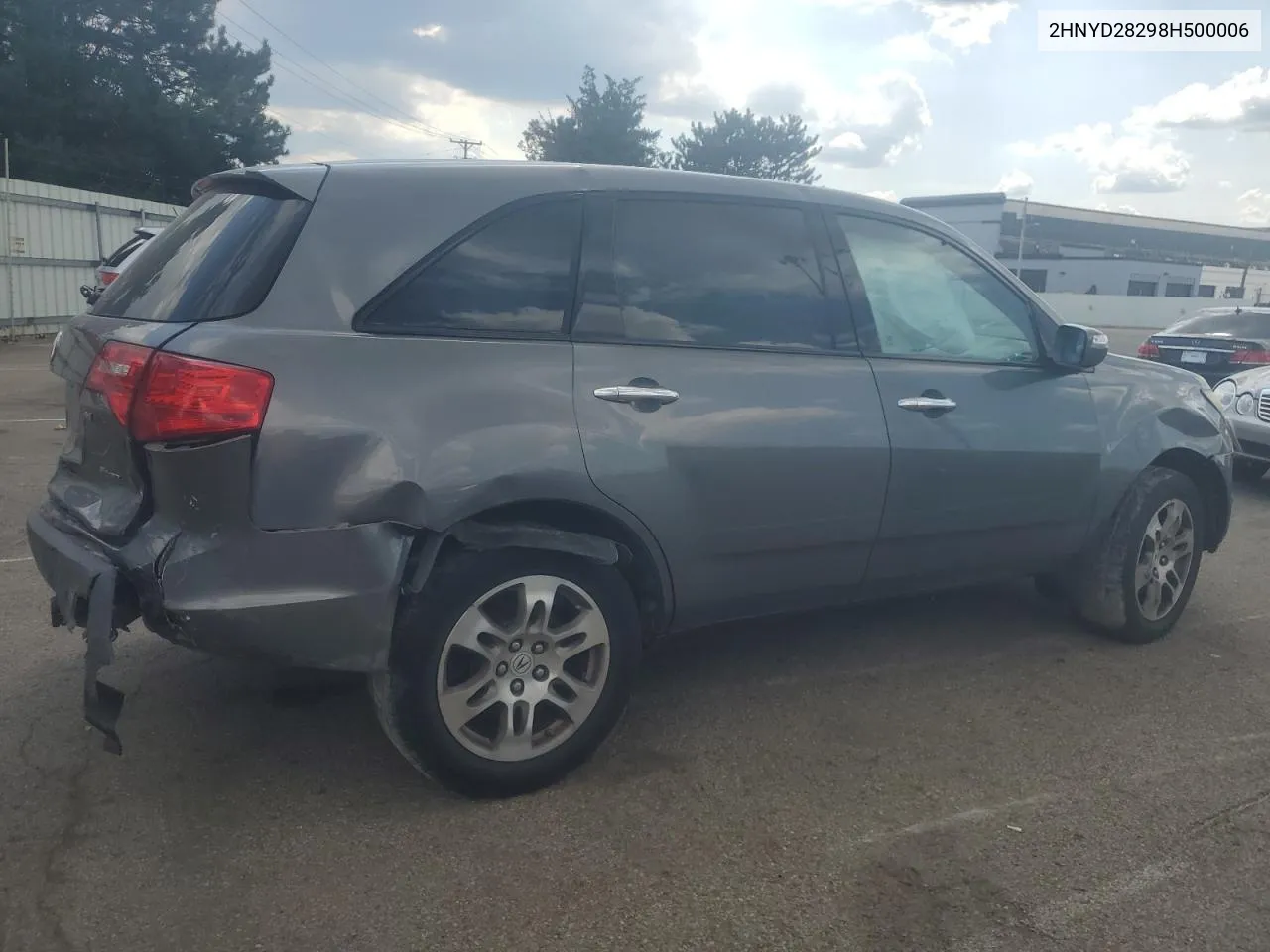 2008 Acura Mdx VIN: 2HNYD28298H500006 Lot: 67136404