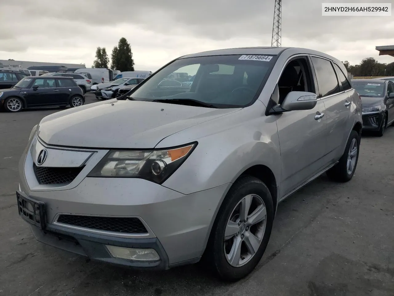 2HNYD2H66AH529942 2010 Acura Mdx Technology