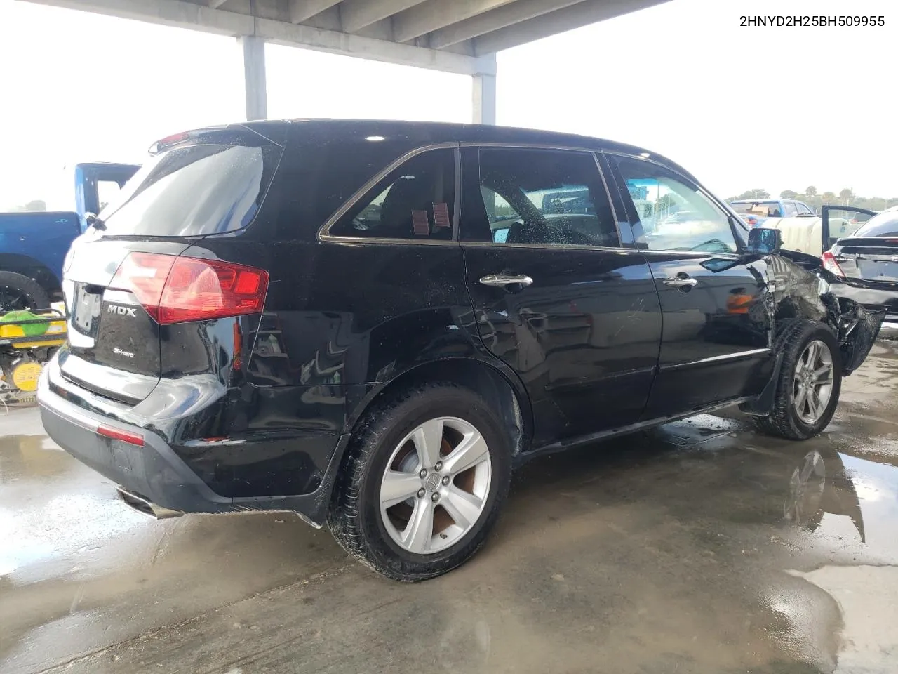 2011 Acura Mdx VIN: 2HNYD2H25BH509955 Lot: 71744204