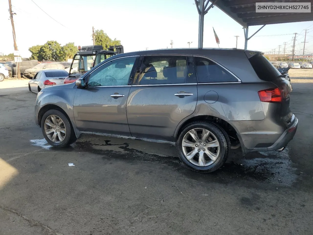 2012 Acura Mdx Advance VIN: 2HNYD2H8XCH527745 Lot: 71496614