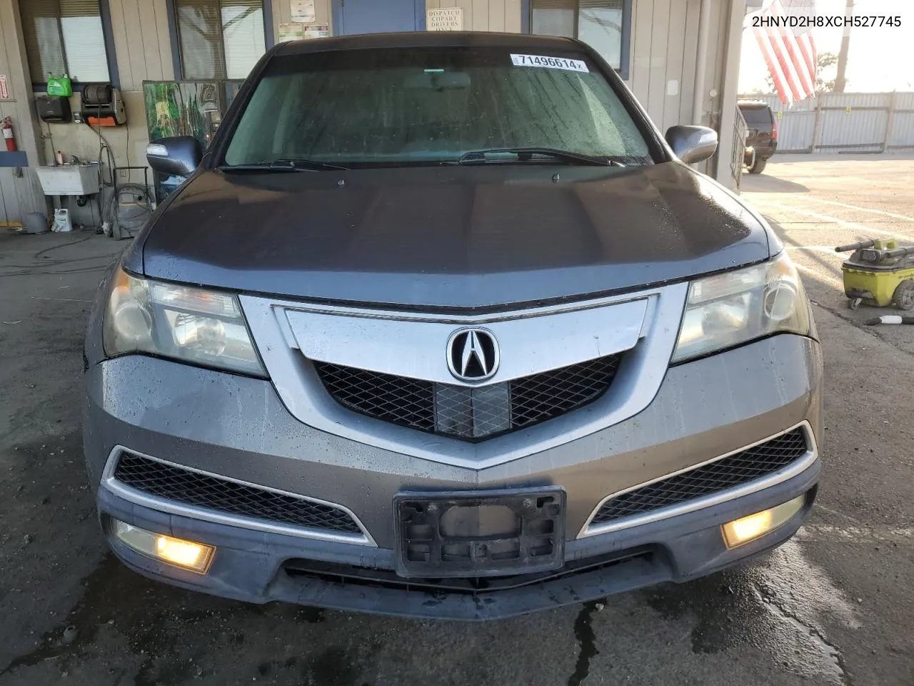 2012 Acura Mdx Advance VIN: 2HNYD2H8XCH527745 Lot: 71496614