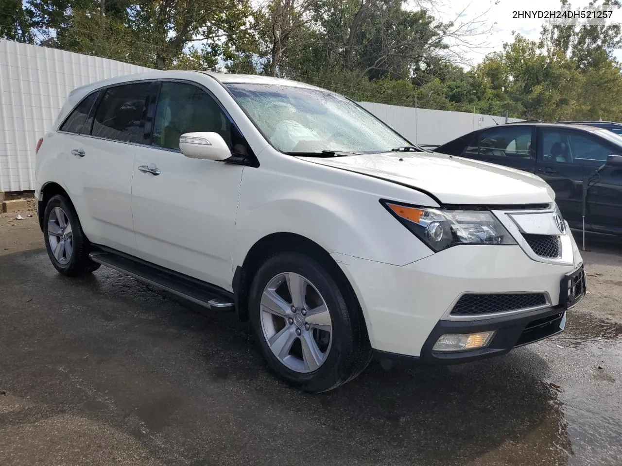 2013 Acura Mdx VIN: 2HNYD2H24DH521257 Lot: 71240644