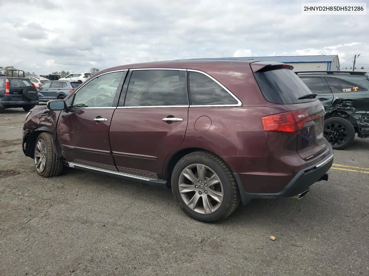 2013 Acura Mdx Advance VIN: 2HNYD2H85DH521286 Lot: 71363954