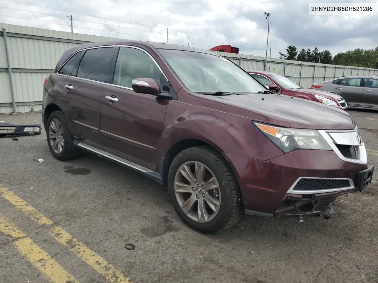 2HNYD2H85DH521286 2013 Acura Mdx Advance