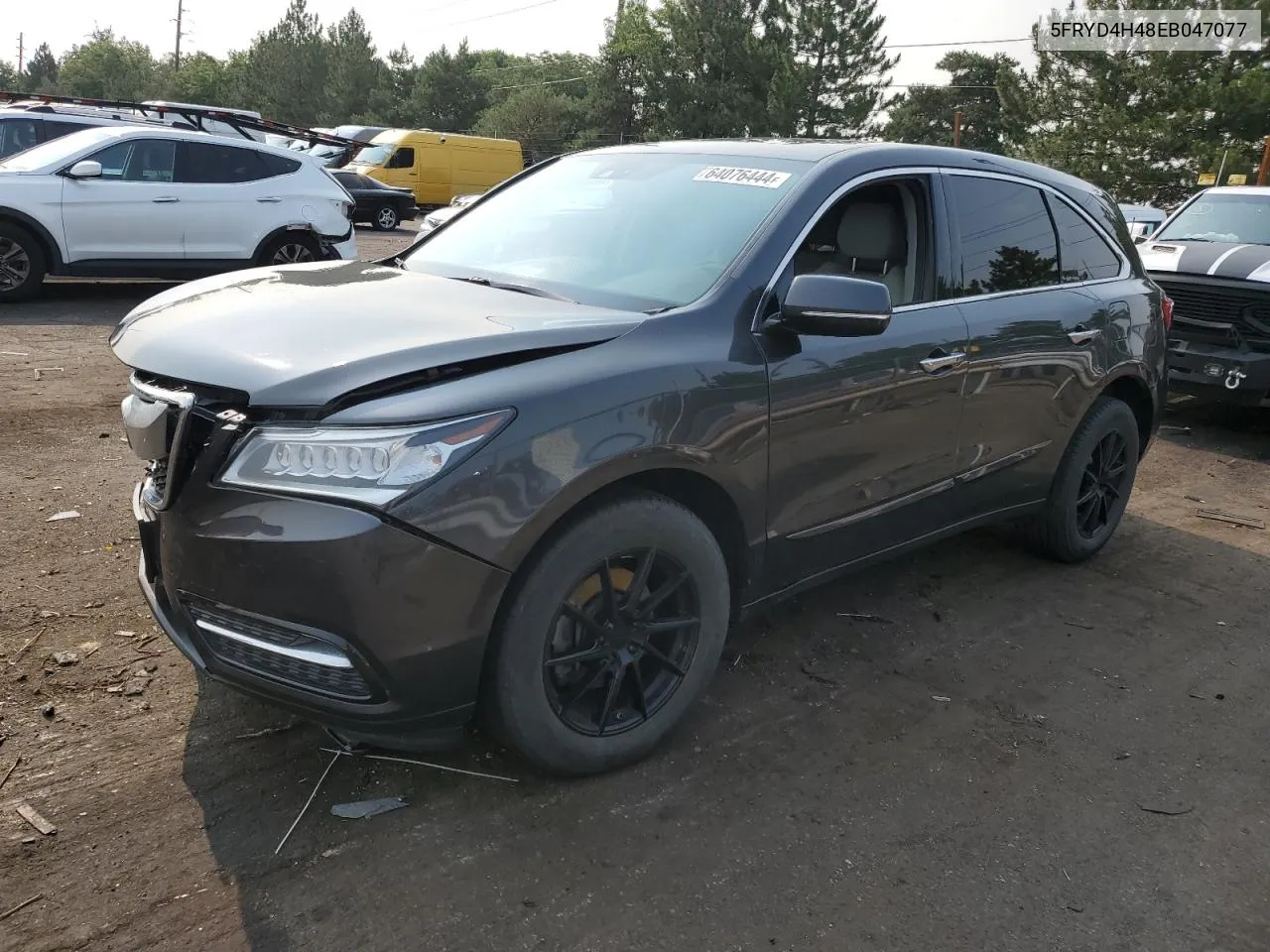 5FRYD4H48EB047077 2014 Acura Mdx Technology