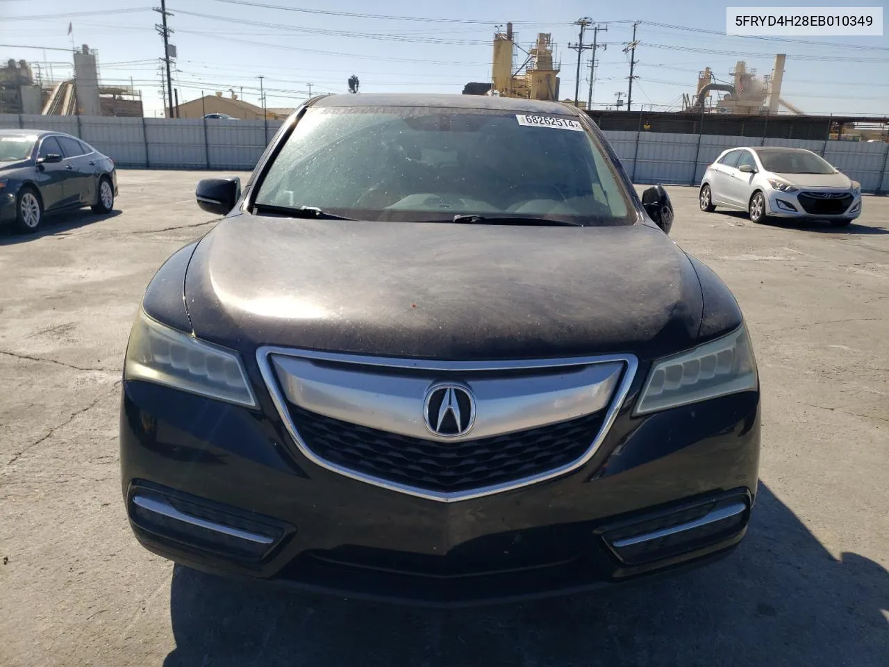 2014 Acura Mdx VIN: 5FRYD4H28EB010349 Lot: 68262514