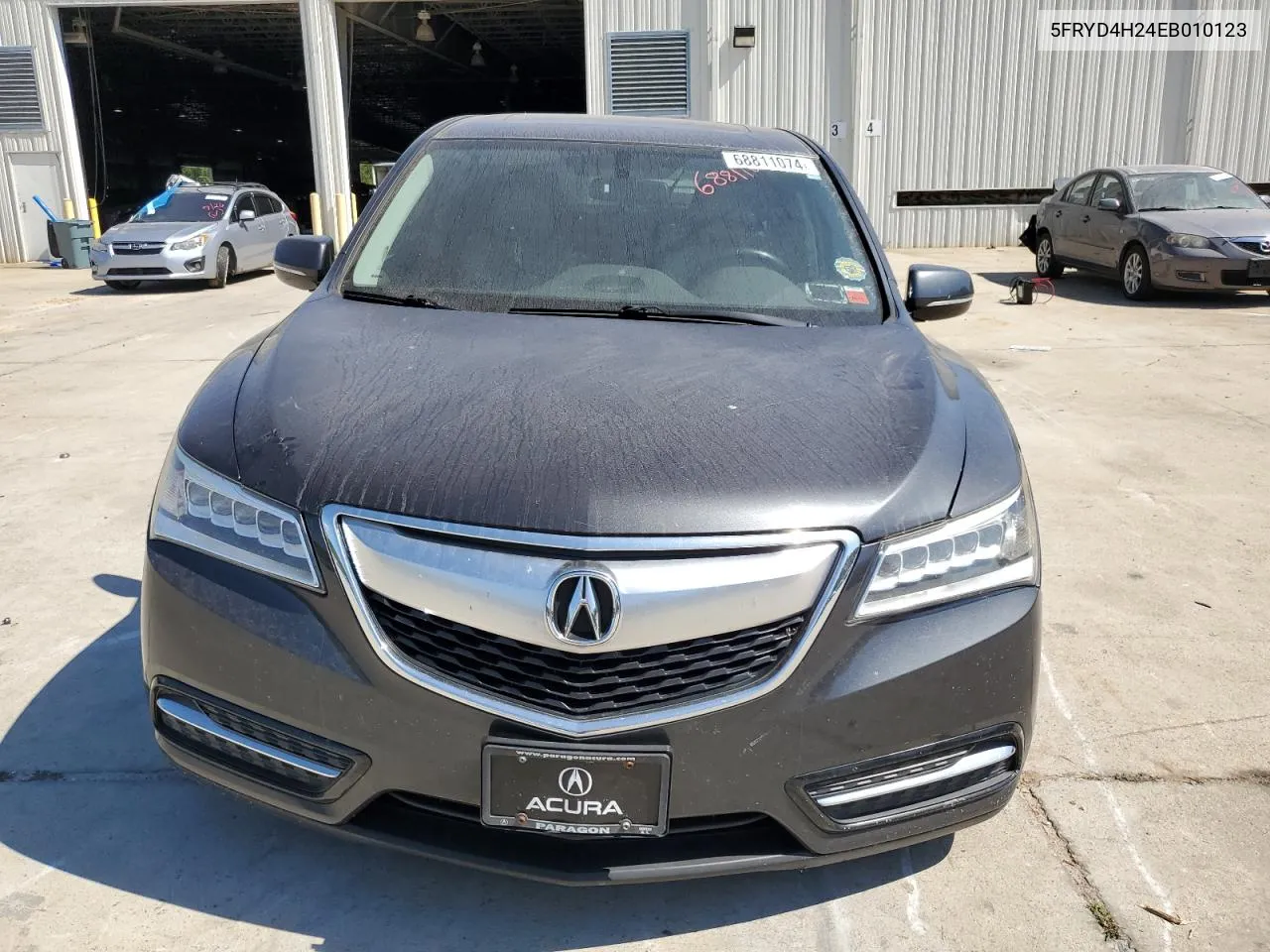 2014 Acura Mdx VIN: 5FRYD4H24EB010123 Lot: 68811074