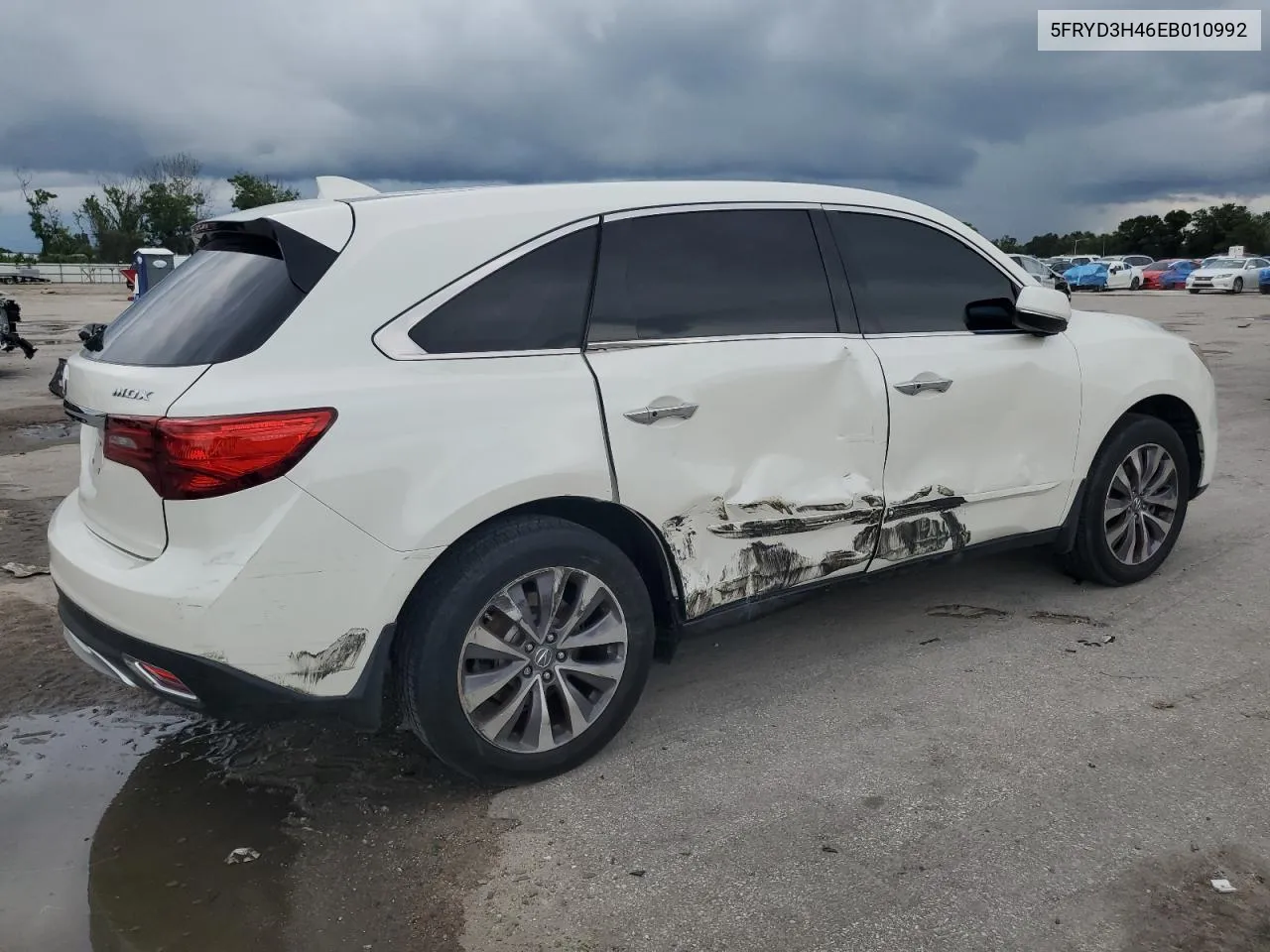 5FRYD3H46EB010992 2014 Acura Mdx Technology