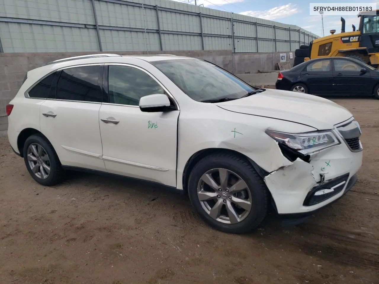 2014 Acura Mdx Advance VIN: 5FRYD4H88EB015183 Lot: 69180804