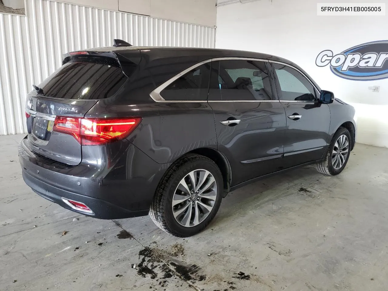 2014 Acura Mdx Technology VIN: 5FRYD3H41EB005005 Lot: 71376904