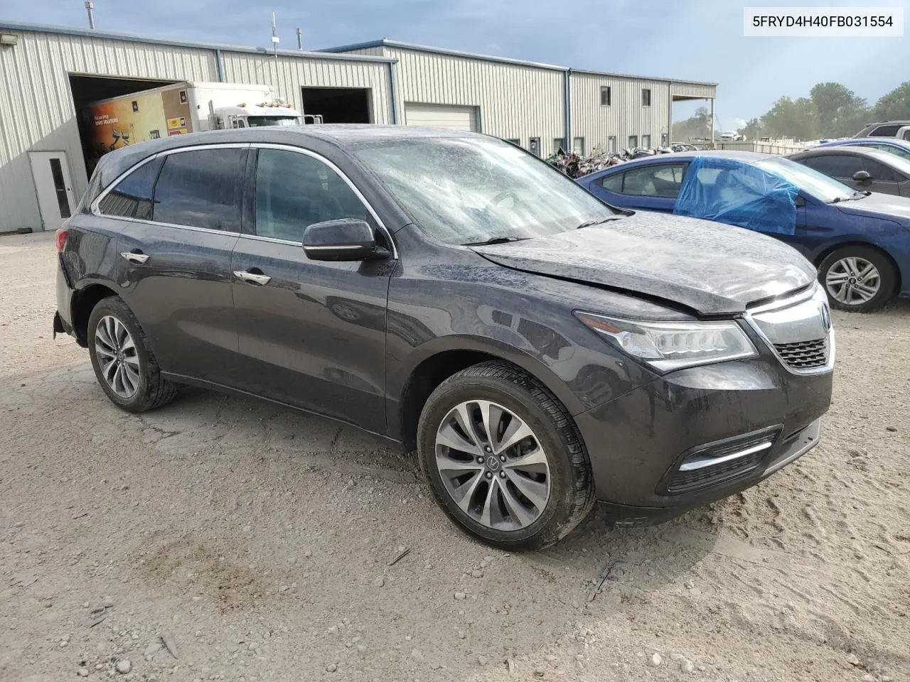 2015 Acura Mdx Technology VIN: 5FRYD4H40FB031554 Lot: 72355174