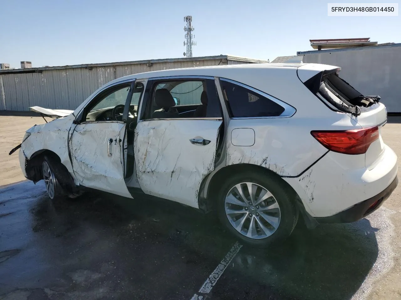 2016 Acura Mdx Technology VIN: 5FRYD3H48GB014450 Lot: 67141684