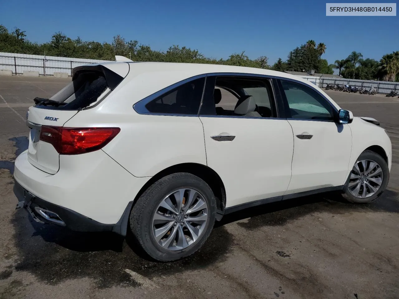 5FRYD3H48GB014450 2016 Acura Mdx Technology