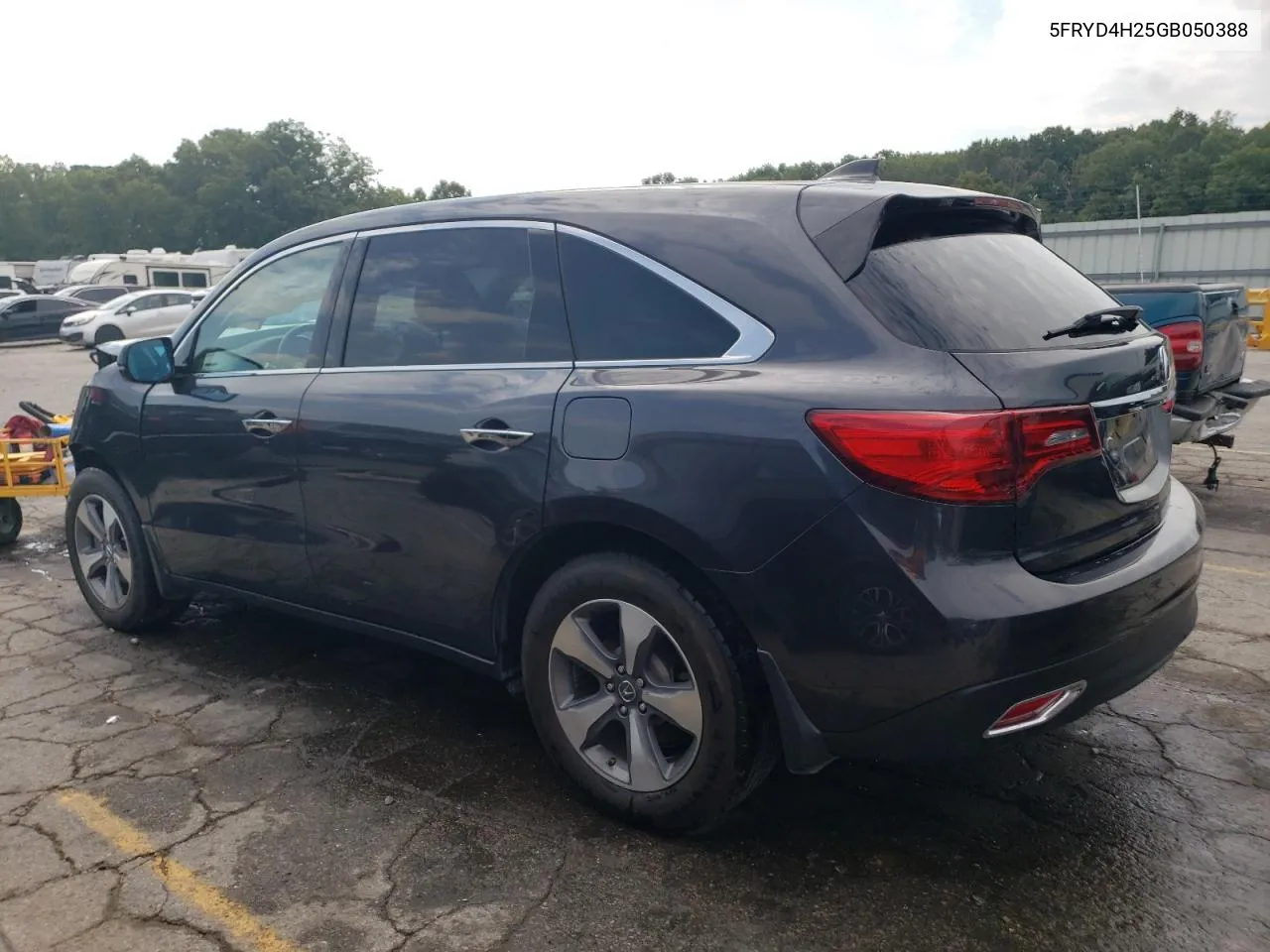 2016 Acura Mdx VIN: 5FRYD4H25GB050388 Lot: 68028954