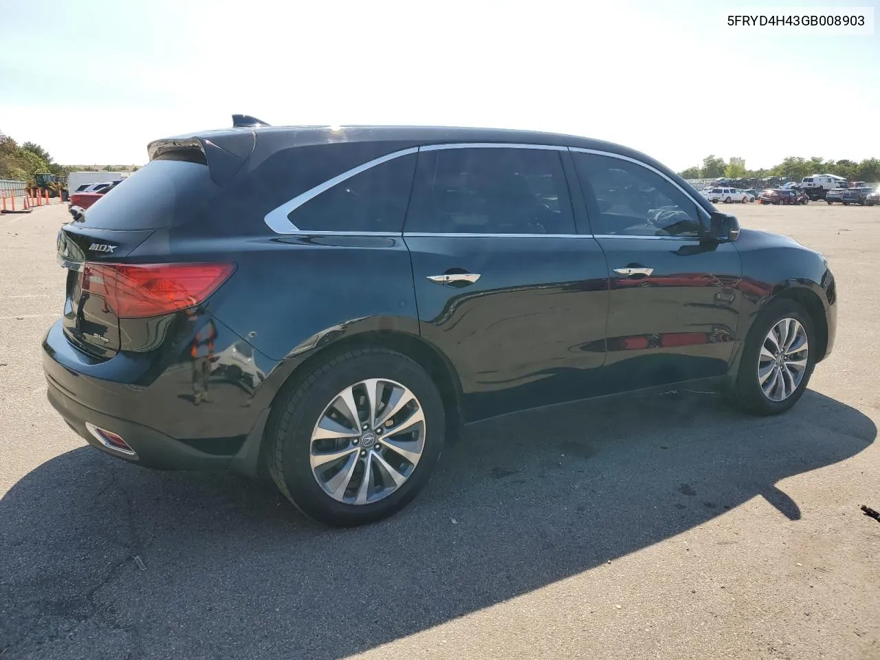 2016 Acura Mdx Technology VIN: 5FRYD4H43GB008903 Lot: 70266994