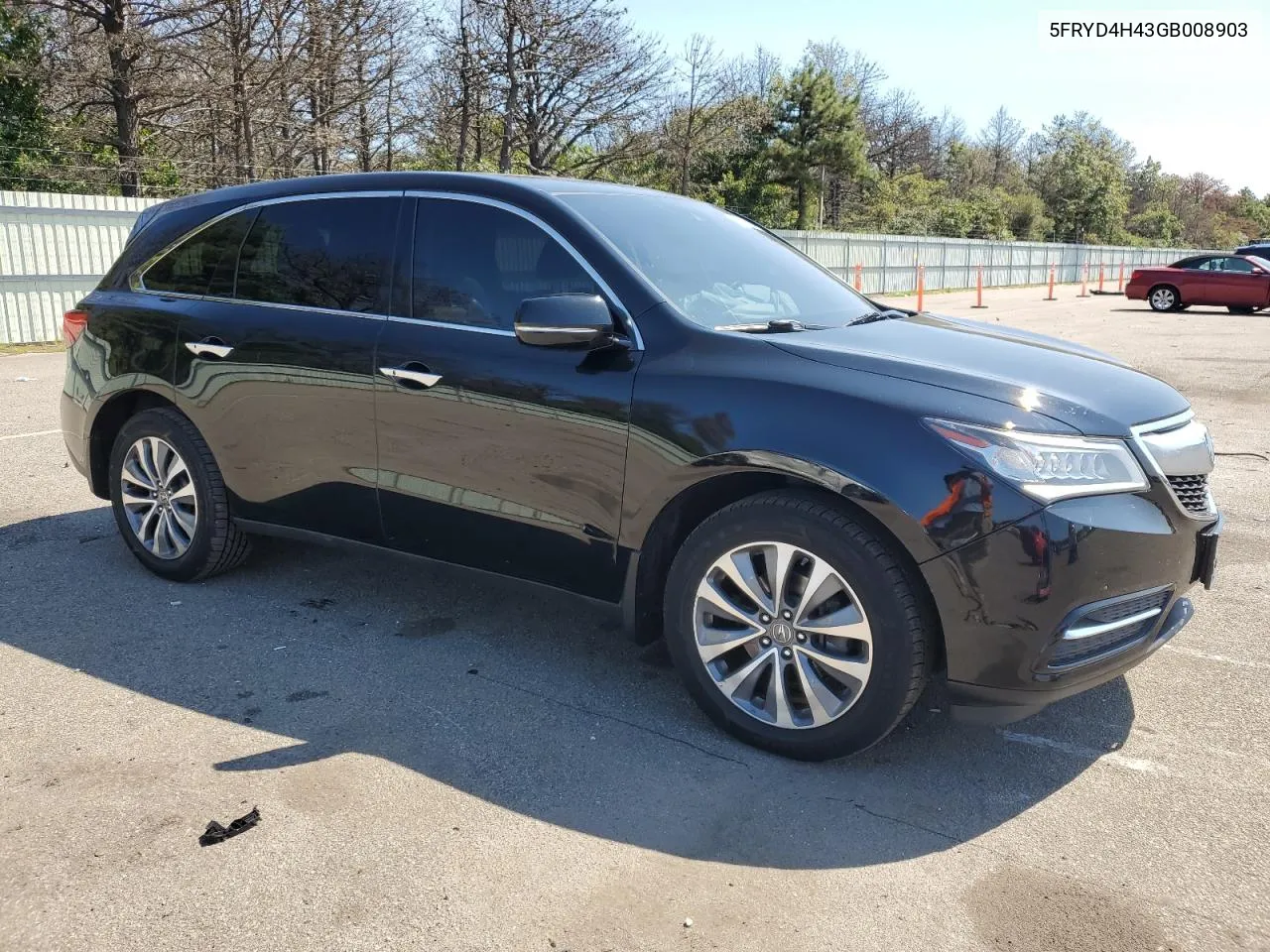 2016 Acura Mdx Technology VIN: 5FRYD4H43GB008903 Lot: 70266994