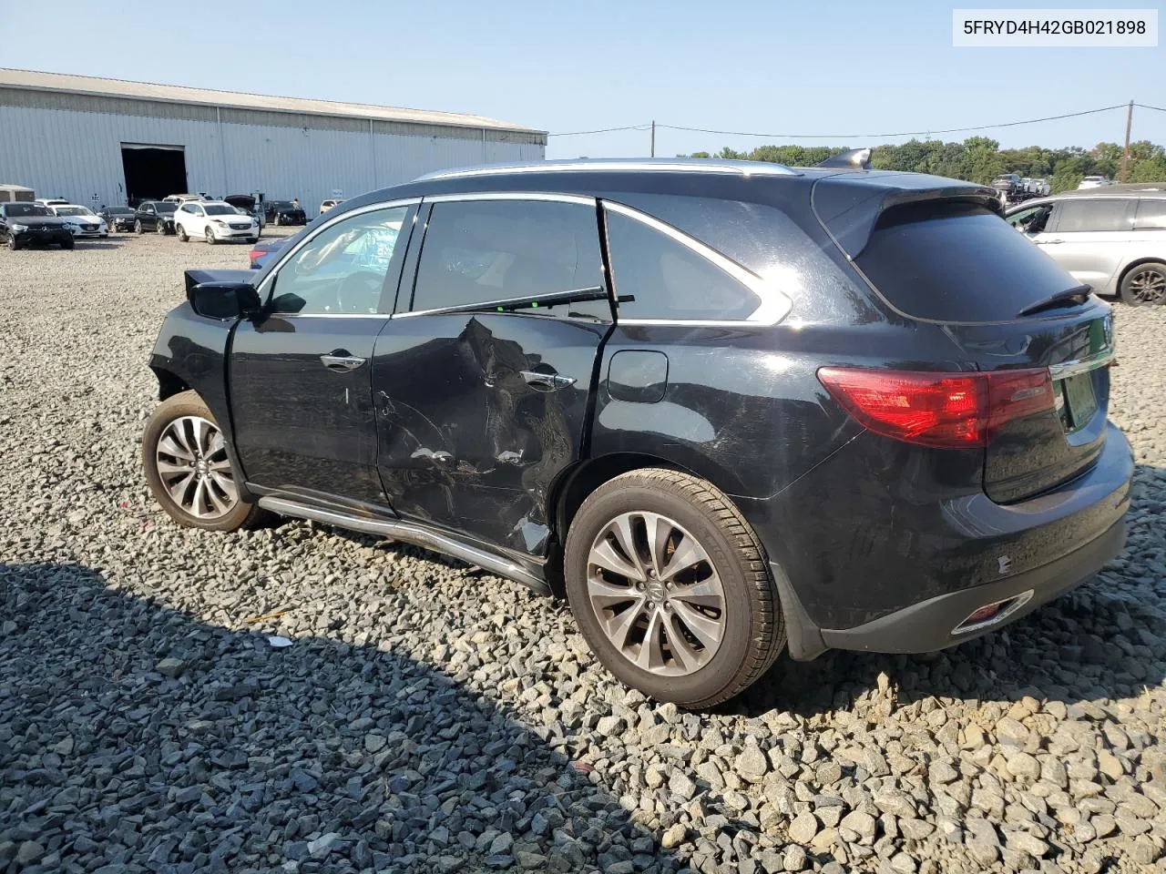 5FRYD4H42GB021898 2016 Acura Mdx Technology