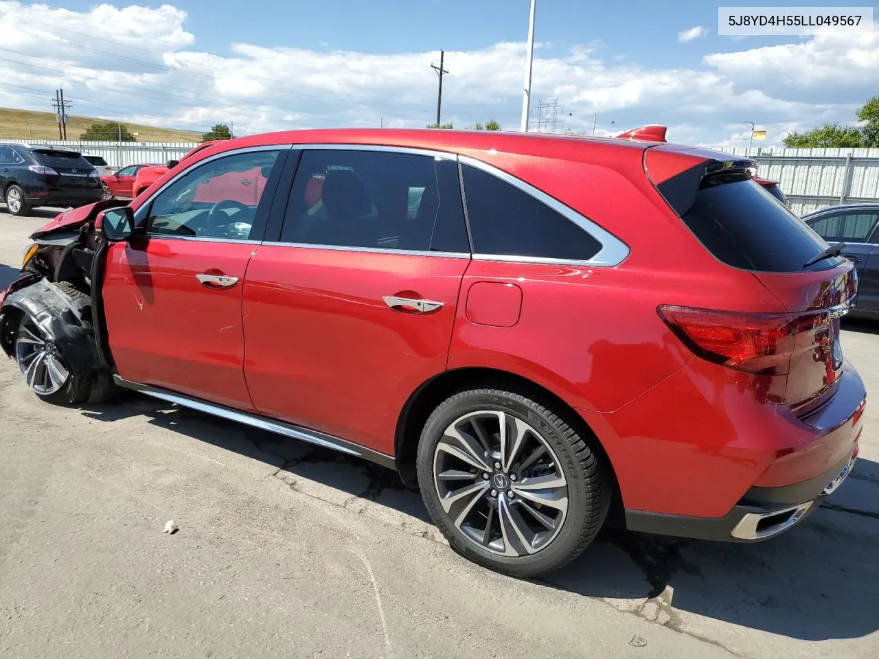 2020 Acura Mdx Technology VIN: 5J8YD4H55LL049567 Lot: 69862784