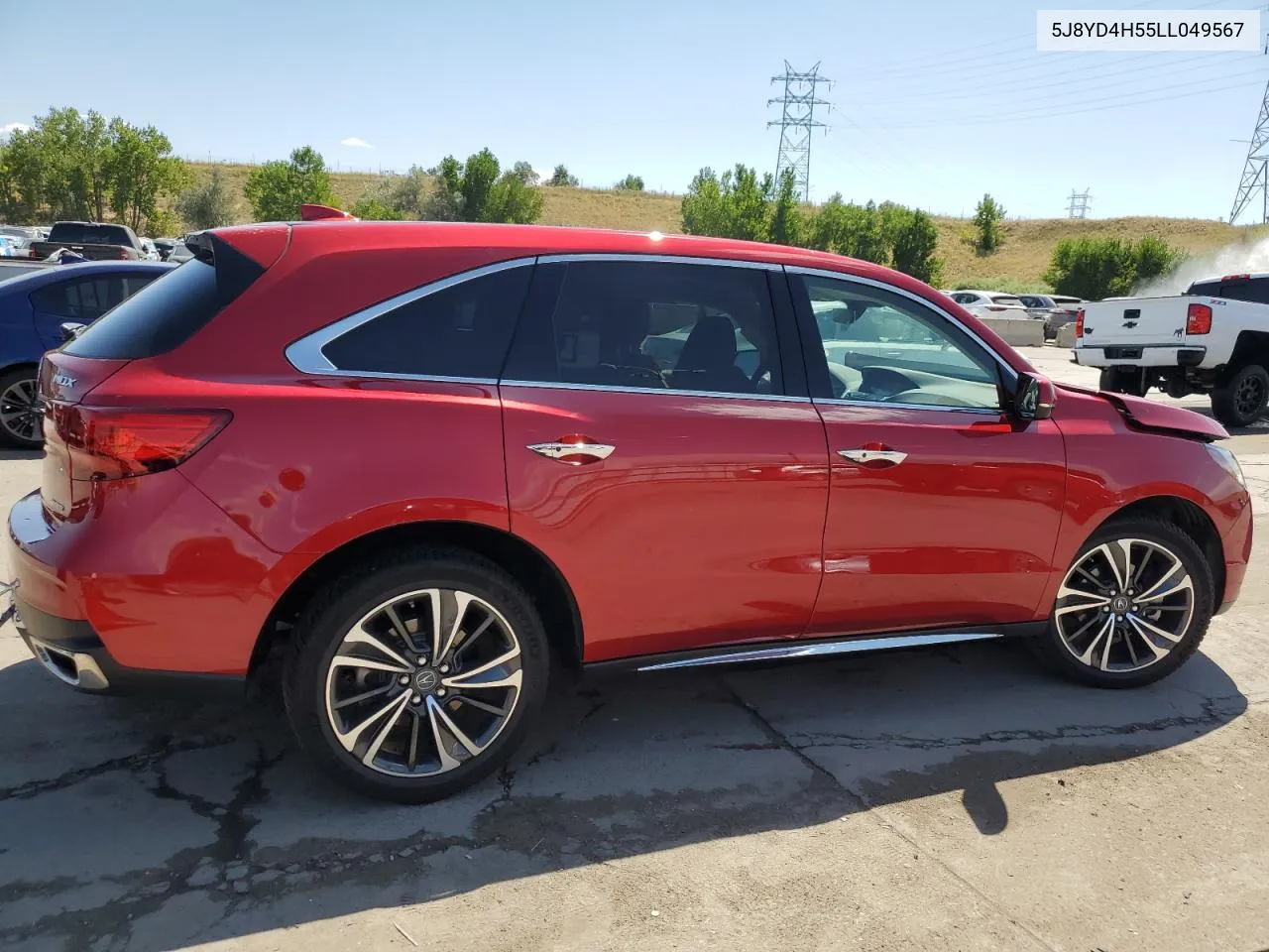 2020 Acura Mdx Technology VIN: 5J8YD4H55LL049567 Lot: 69862784