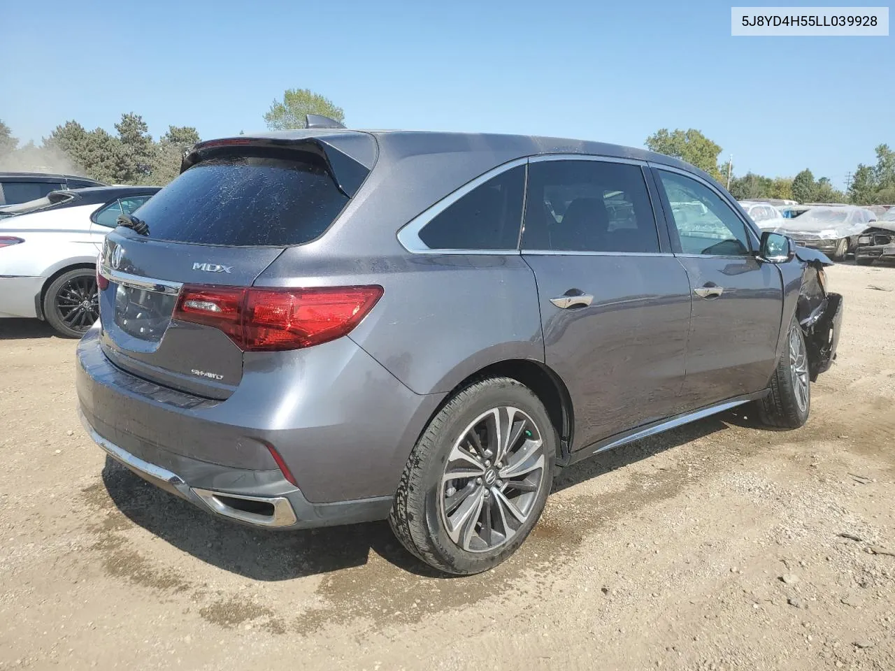 2020 Acura Mdx Technology VIN: 5J8YD4H55LL039928 Lot: 71892634