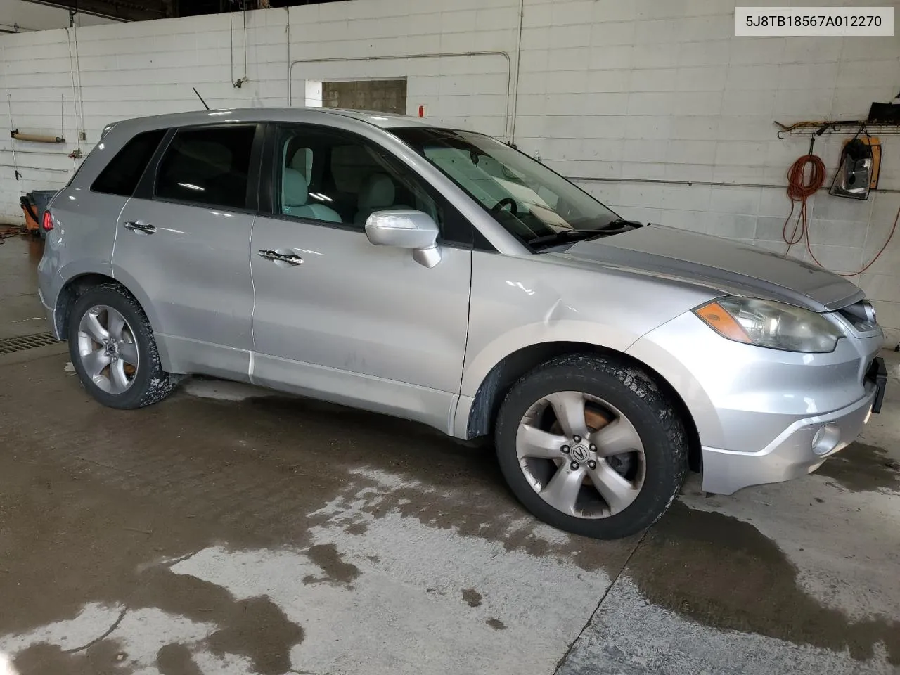 2007 Acura Rdx Technology VIN: 5J8TB18567A012270 Lot: 72528654