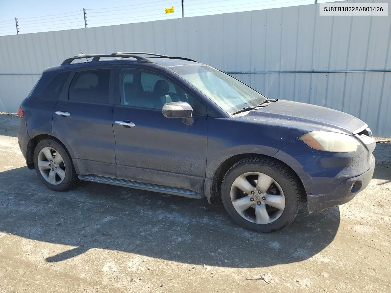 2008 Acura Rdx VIN: 5J8TB18228A801426 Lot: 51600234