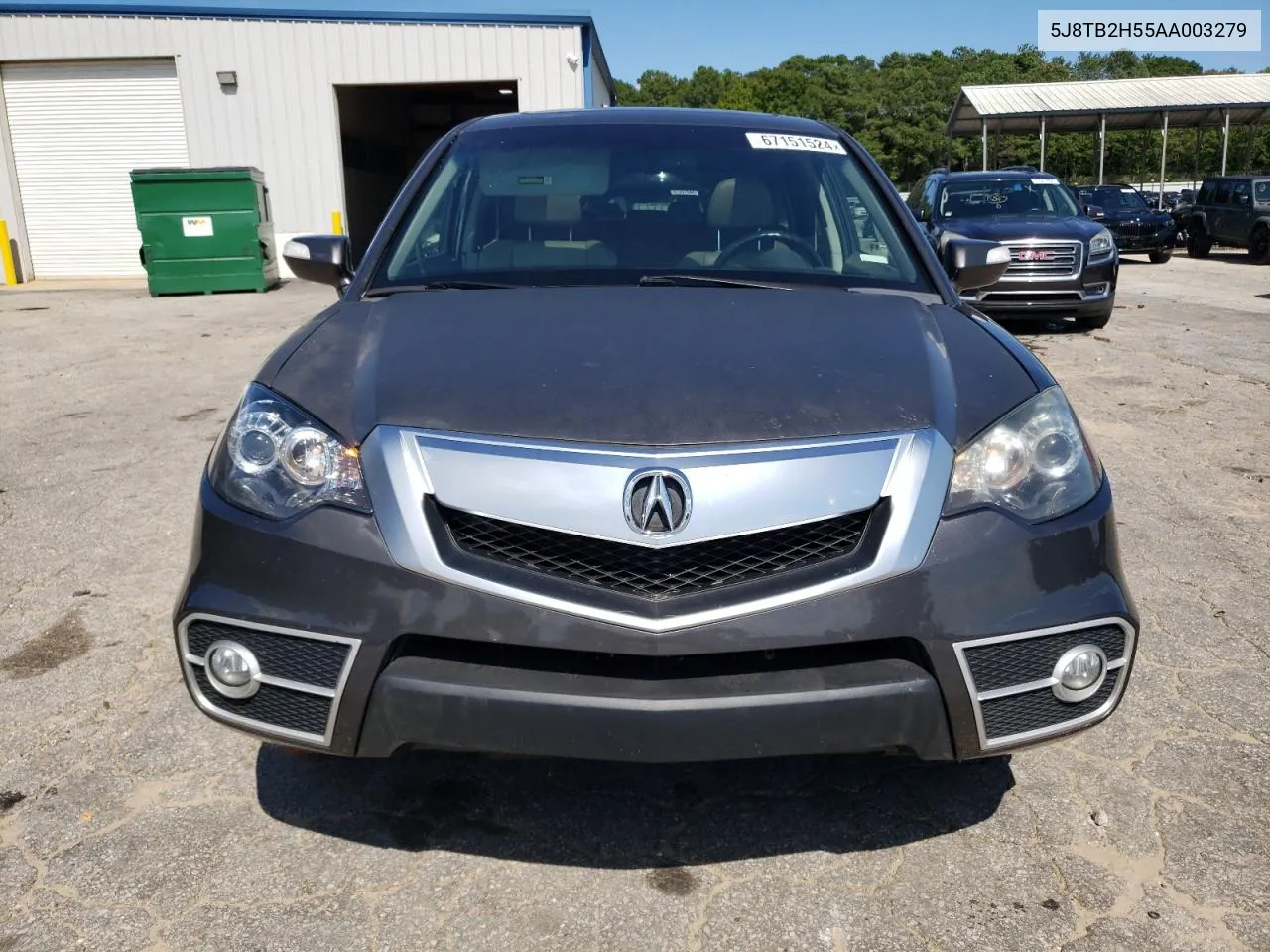 5J8TB2H55AA003279 2010 Acura Rdx Technology