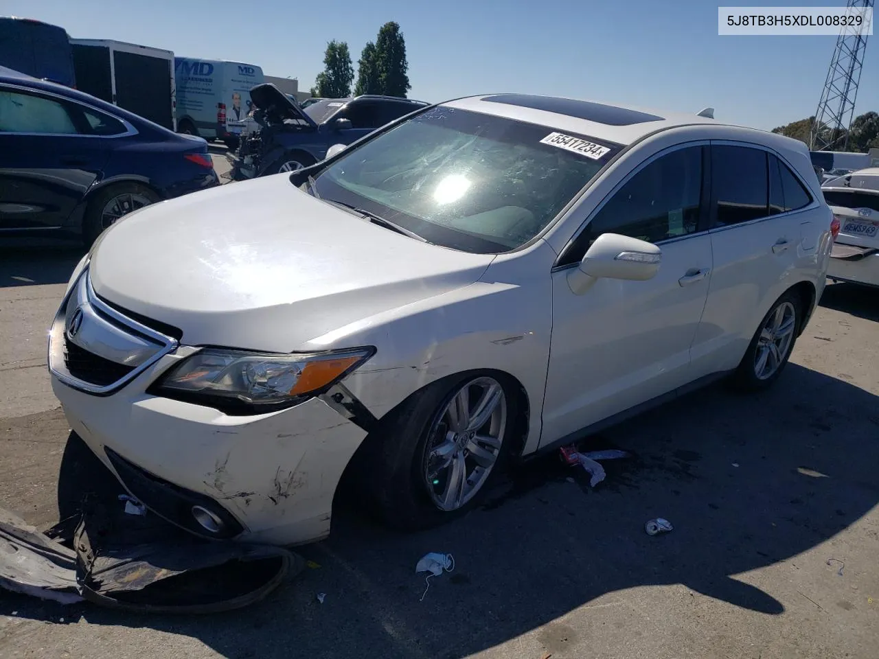 2013 Acura Rdx Technology VIN: 5J8TB3H5XDL008329 Lot: 55417234