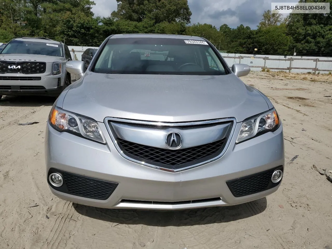 2014 Acura Rdx Technology VIN: 5J8TB4H58EL004349 Lot: 70343144