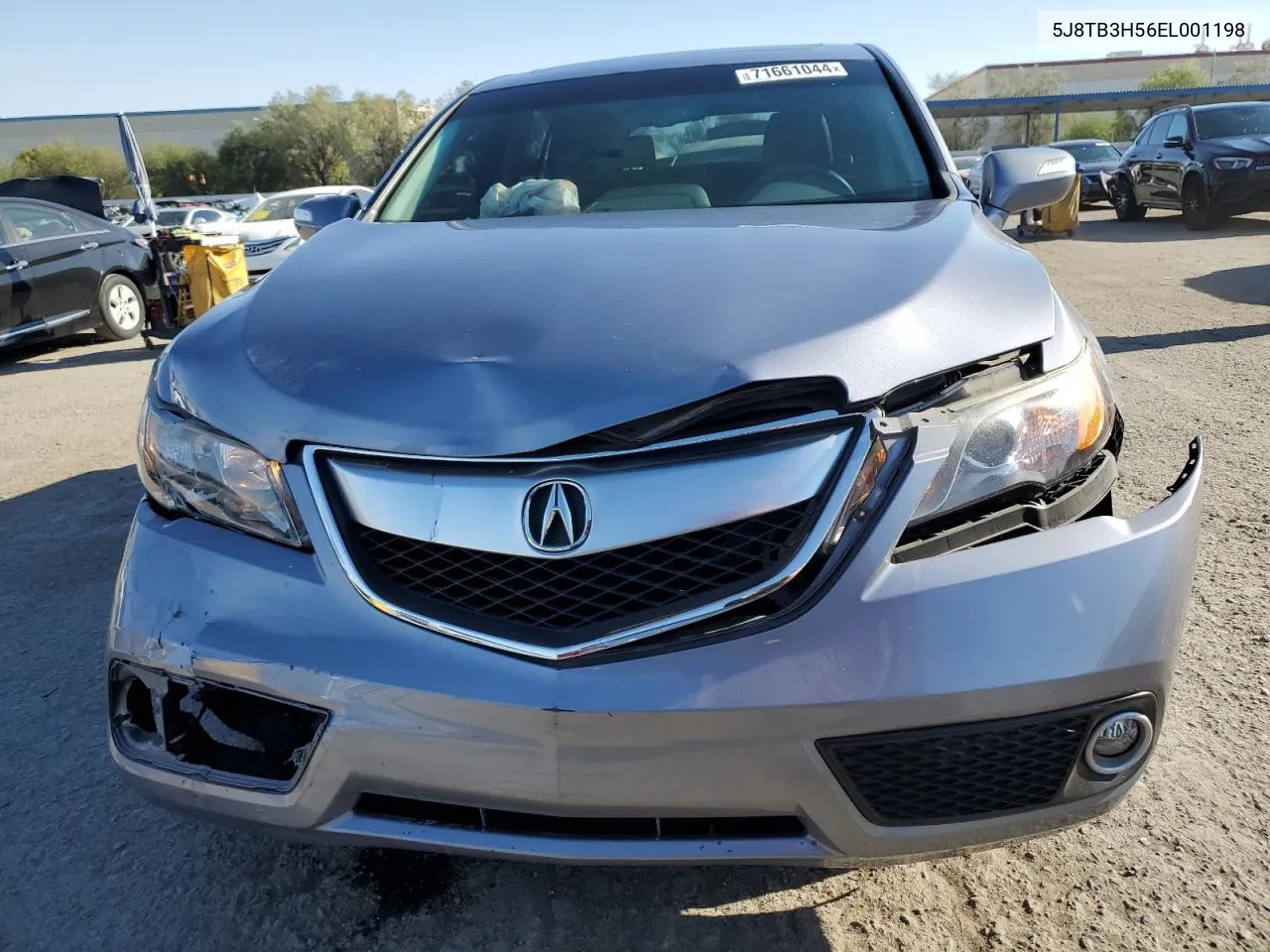 2014 Acura Rdx Technology VIN: 5J8TB3H56EL001198 Lot: 71661044