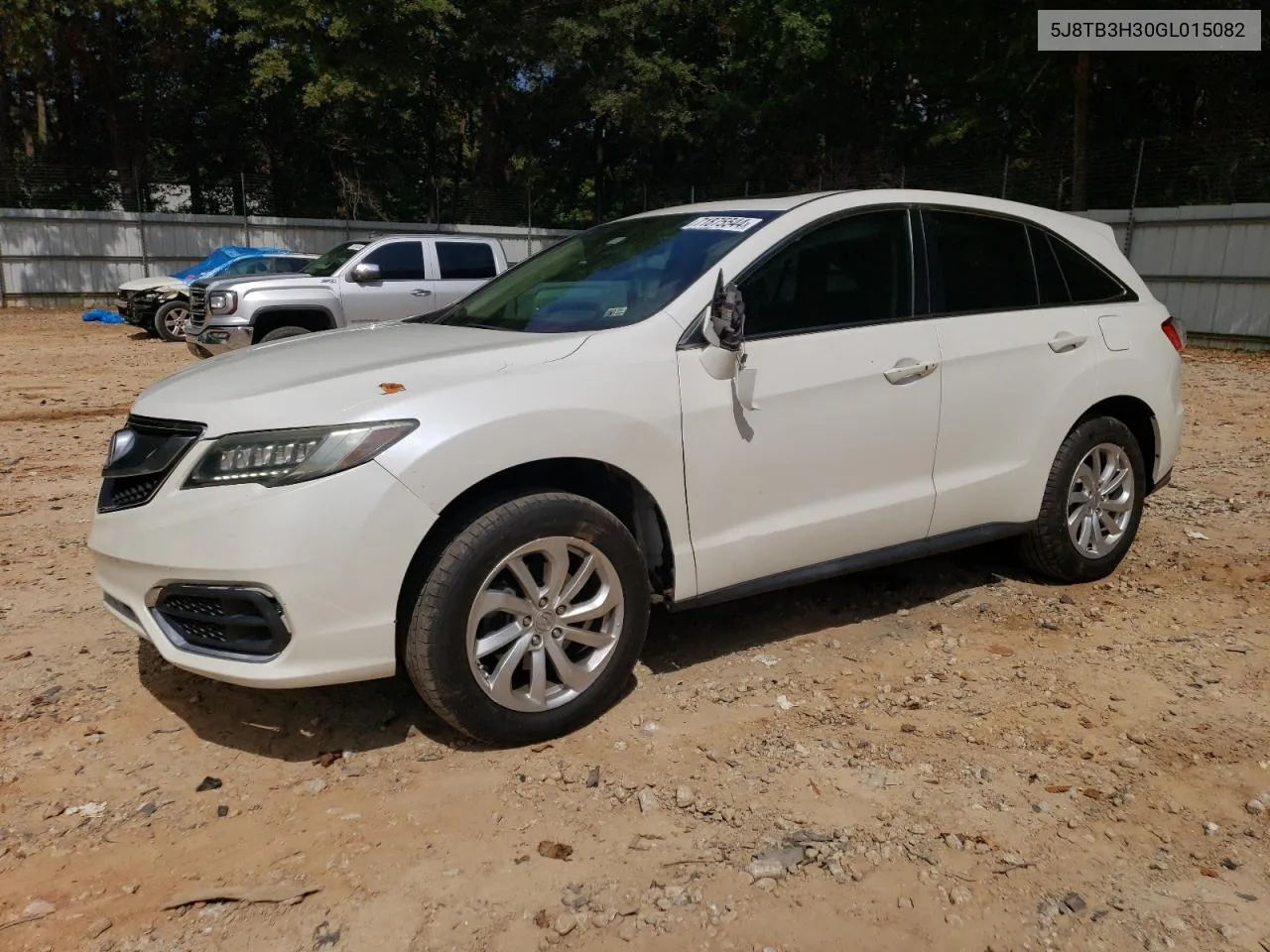 2016 Acura Rdx VIN: 5J8TB3H30GL015082 Lot: 71875544