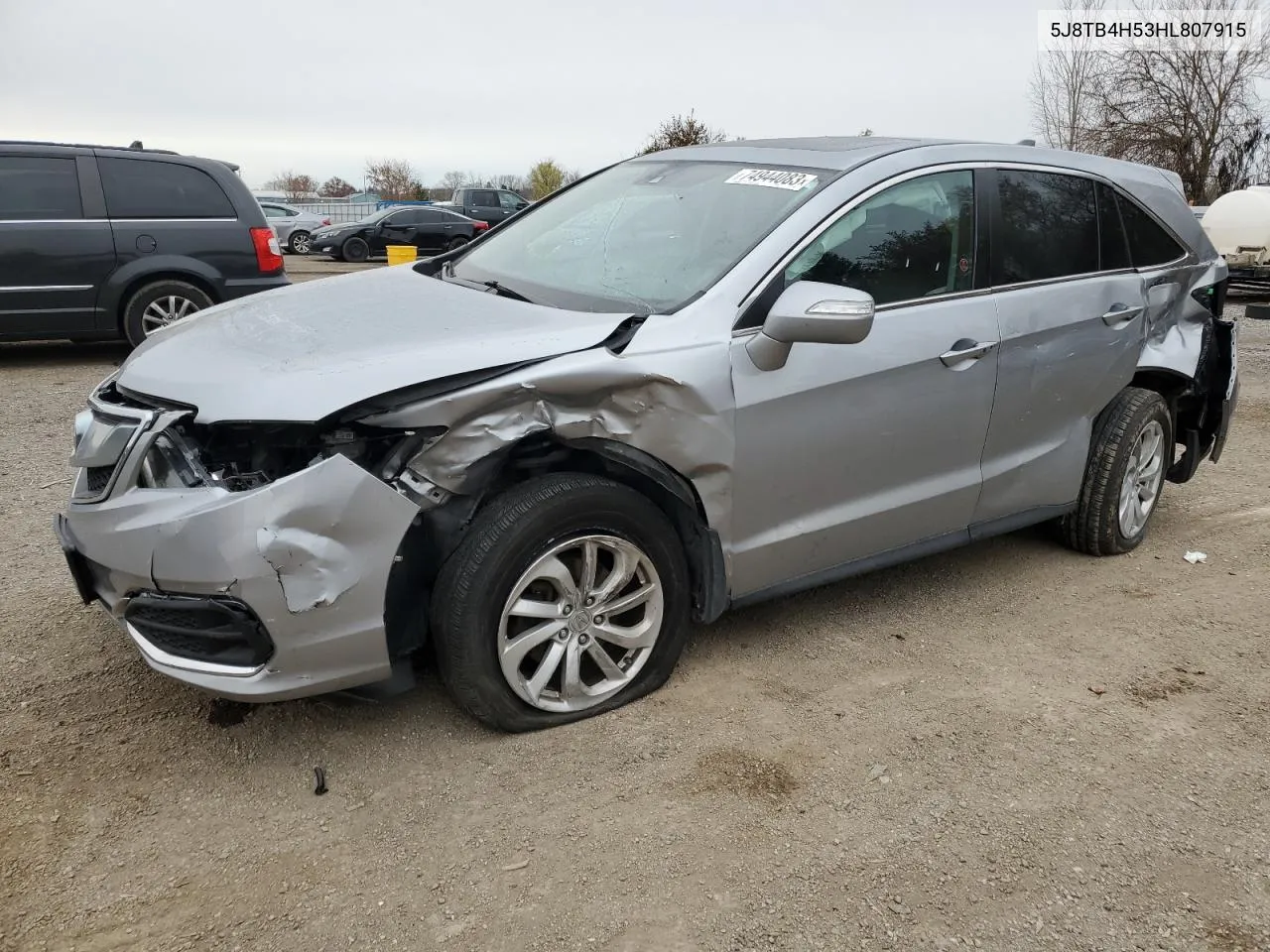 2017 Acura Rdx Technology VIN: 5J8TB4H53HL807915 Lot: 74944083