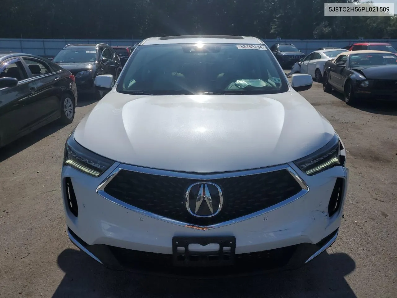 2023 Acura Rdx Technology VIN: 5J8TC2H56PL021509 Lot: 68769394