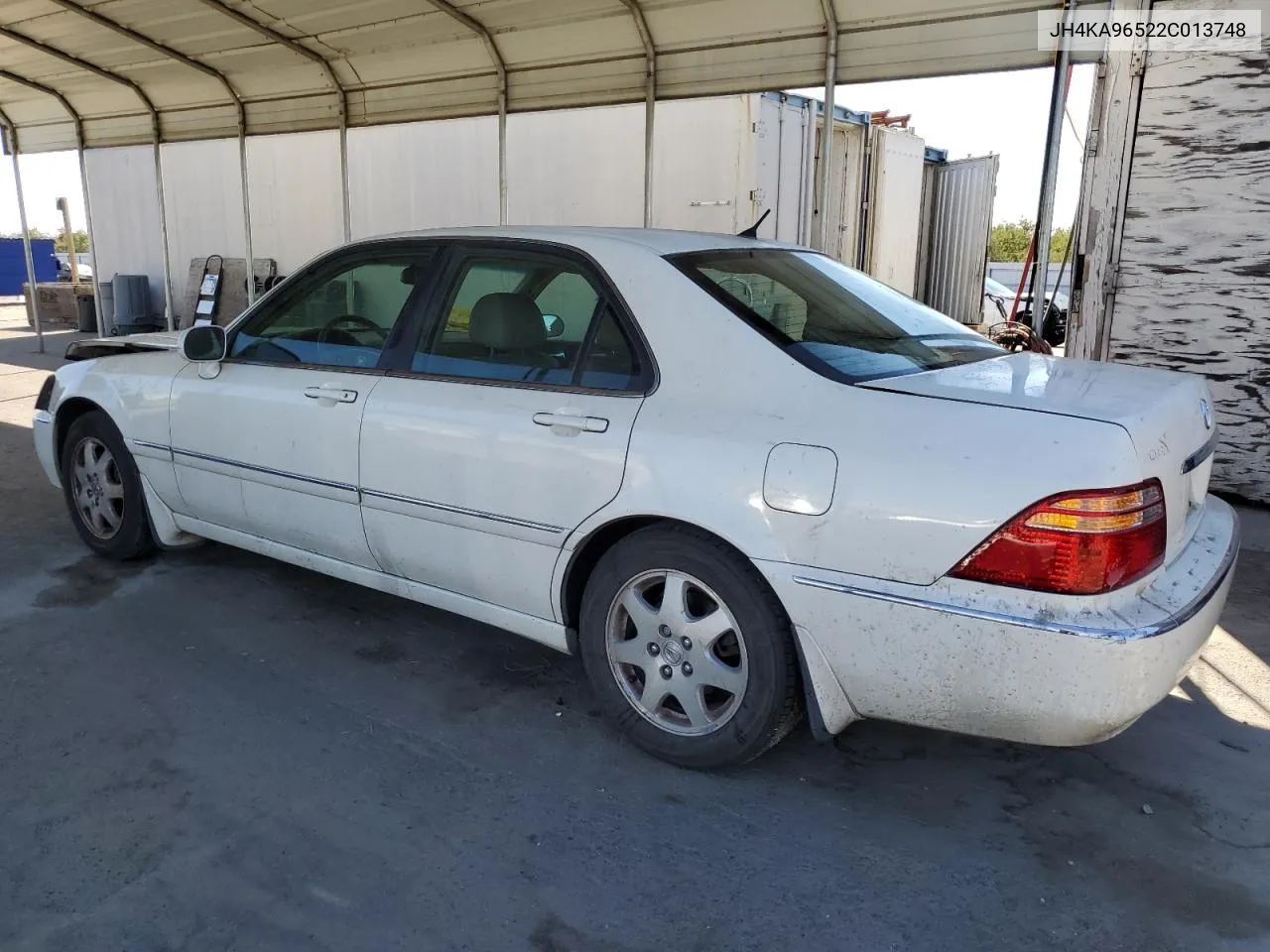 2002 Acura 3.5Rl VIN: JH4KA96522C013748 Lot: 69459064