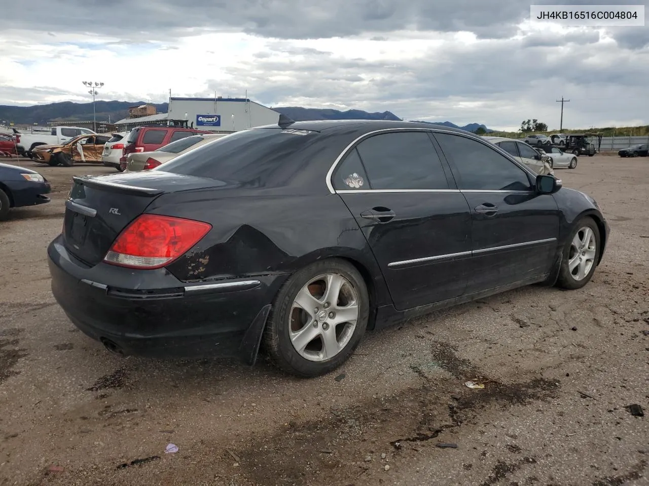 2006 Acura Rl VIN: JH4KB16516C004804 Lot: 68459714