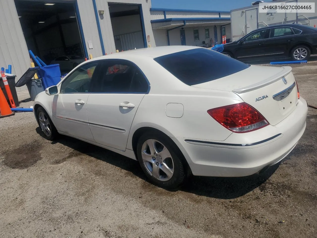 2007 Acura Rl VIN: JH4KB16627C004465 Lot: 68498894