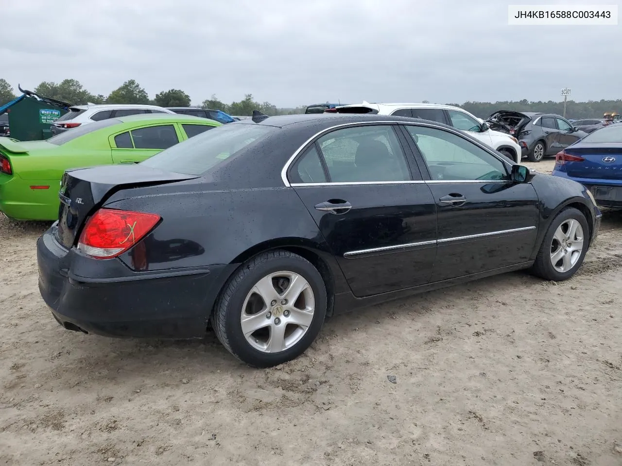 2008 Acura Rl VIN: JH4KB16588C003443 Lot: 71098674